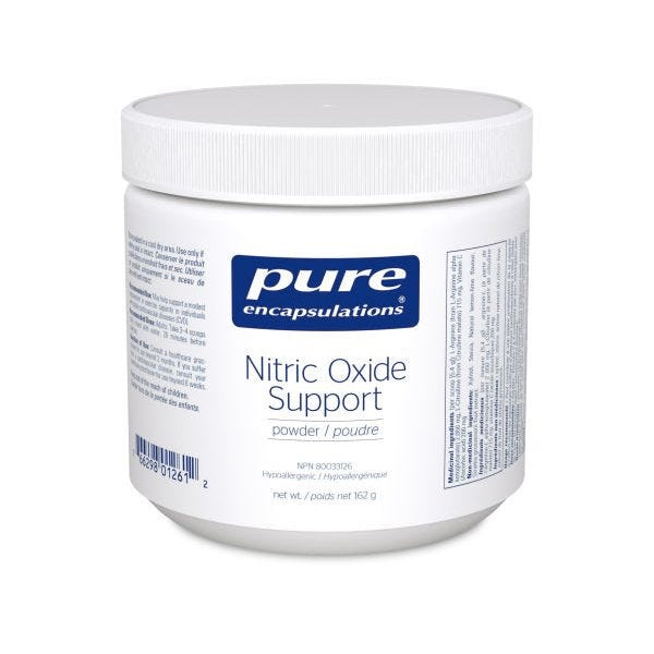 Nitric Oxyde Support - Support oxyde nitrique et santé cardiovasculaire - Pure Encapsulations - 162 g (poudre)